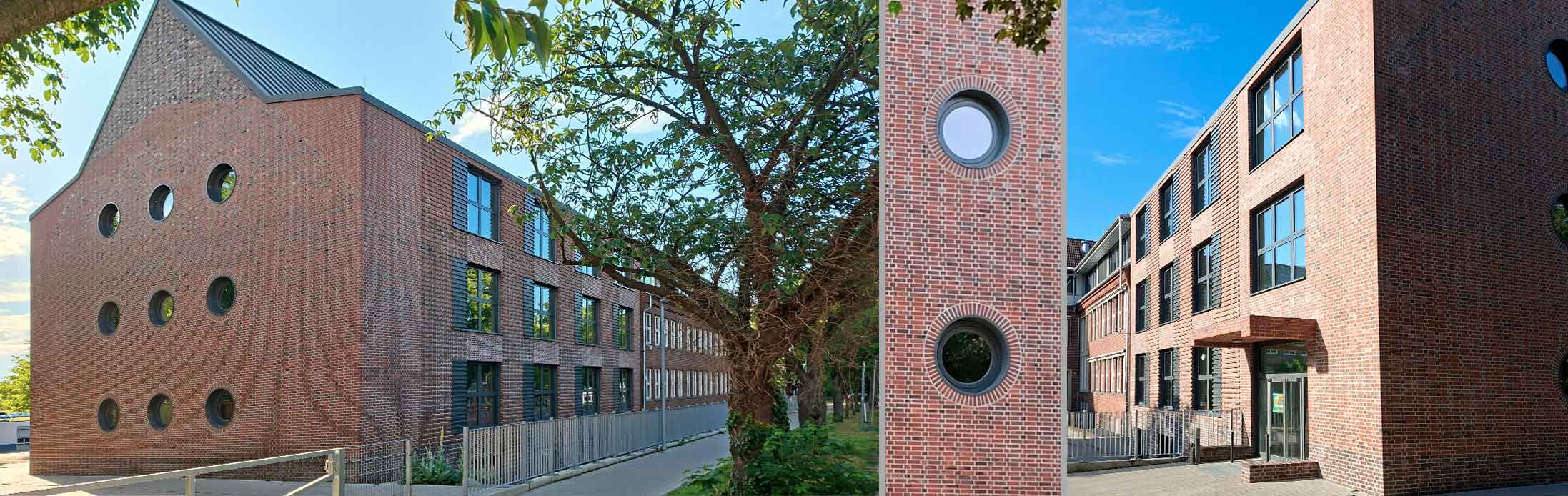 GEWERBEBAUNeubau | Südflügel Gebrüder-Humboldt-SchuleRosengarten 18 | WedelAuftraggeber Stadt Wed...