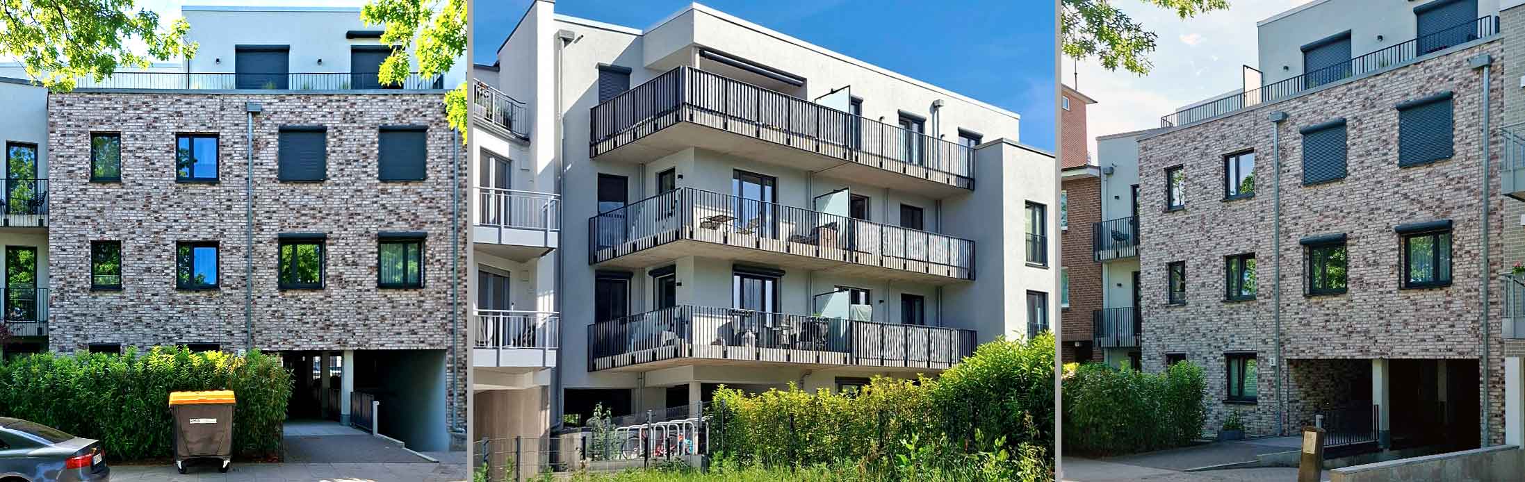 WOHNUNGSBAUNeubau von 10 Wohneinheiten | Tiefgarage | AufzugLohof 5 | Wedelredante haun architekt...