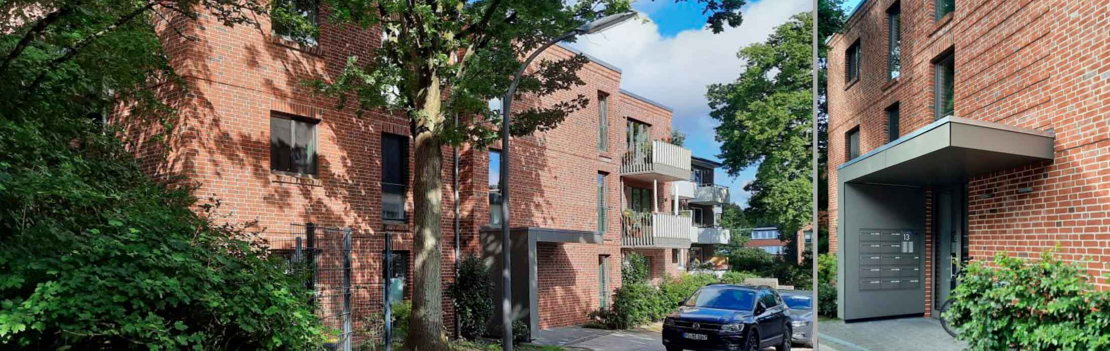 WOHNUNGSBAUNeubau von 12 AltenwohnungenRackertwiete 13 | Hamburg RissenJan Klinker Architekten | ...